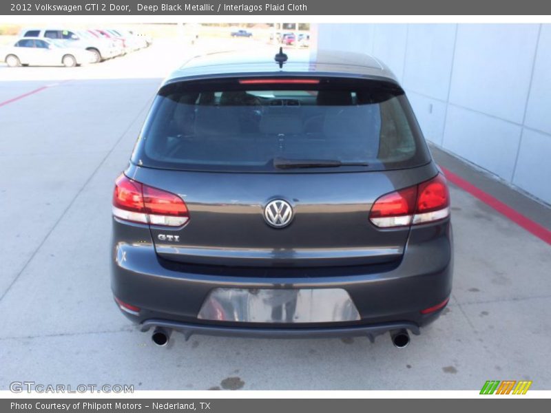 Deep Black Metallic / Interlagos Plaid Cloth 2012 Volkswagen GTI 2 Door