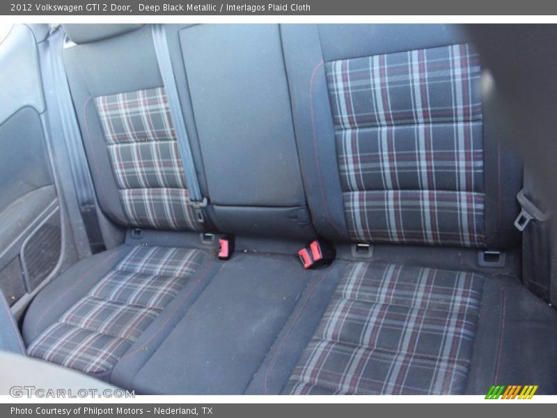 Deep Black Metallic / Interlagos Plaid Cloth 2012 Volkswagen GTI 2 Door