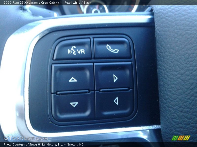 Pearl White / Black 2020 Ram 2500 Laramie Crew Cab 4x4