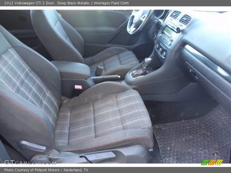 Deep Black Metallic / Interlagos Plaid Cloth 2012 Volkswagen GTI 2 Door