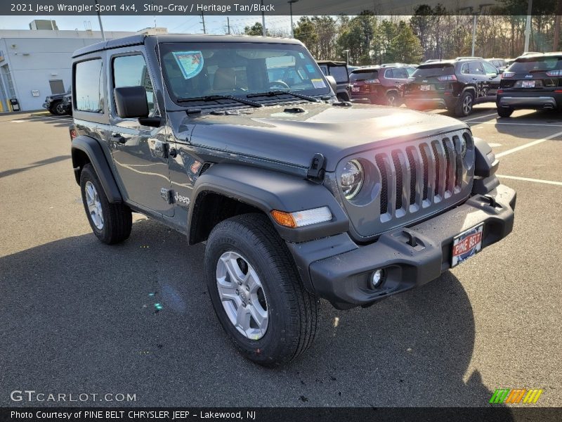Sting-Gray / Heritage Tan/Black 2021 Jeep Wrangler Sport 4x4