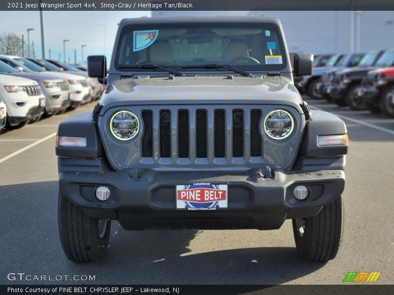 Sting-Gray / Heritage Tan/Black 2021 Jeep Wrangler Sport 4x4