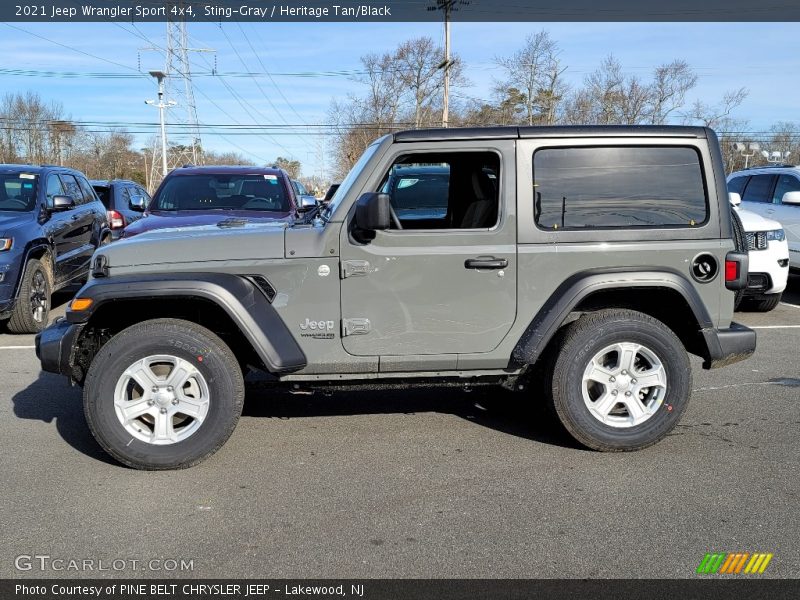 Sting-Gray / Heritage Tan/Black 2021 Jeep Wrangler Sport 4x4