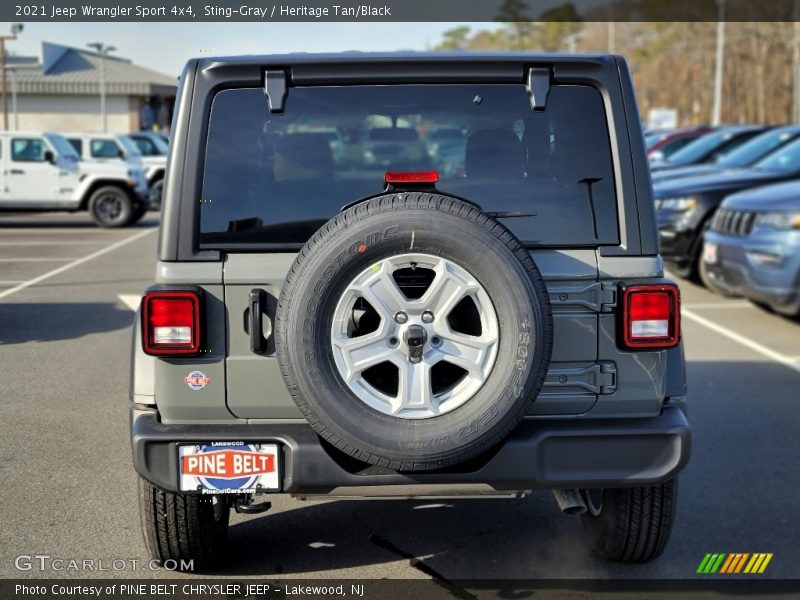 Sting-Gray / Heritage Tan/Black 2021 Jeep Wrangler Sport 4x4