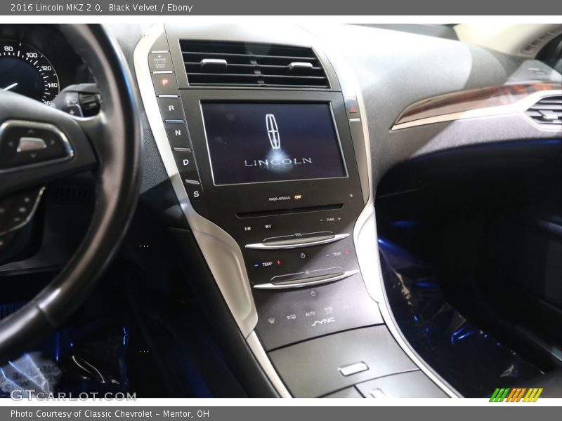 Controls of 2016 MKZ 2.0