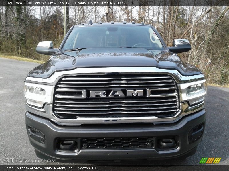 Granite Crystal Metallic / Black 2020 Ram 3500 Laramie Crew Cab 4x4