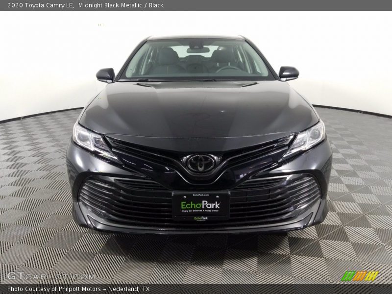 Midnight Black Metallic / Black 2020 Toyota Camry LE