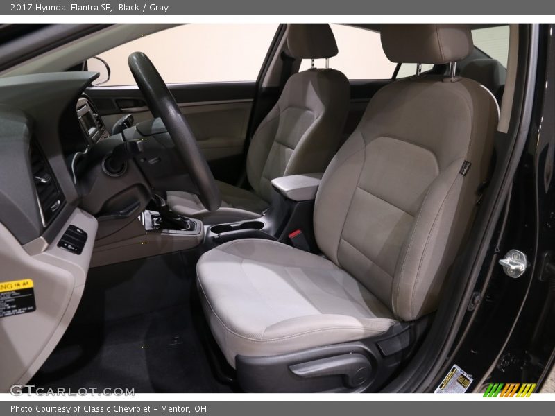 Black / Gray 2017 Hyundai Elantra SE