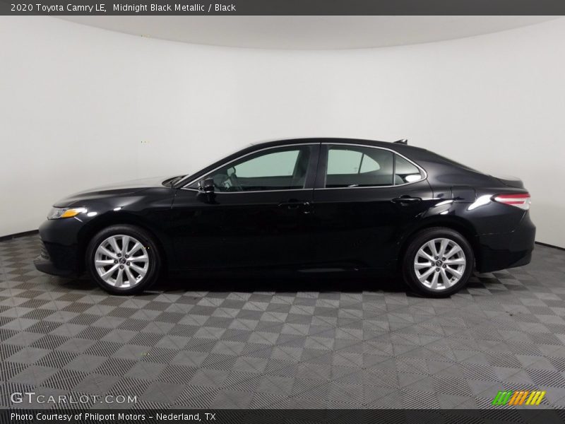 Midnight Black Metallic / Black 2020 Toyota Camry LE