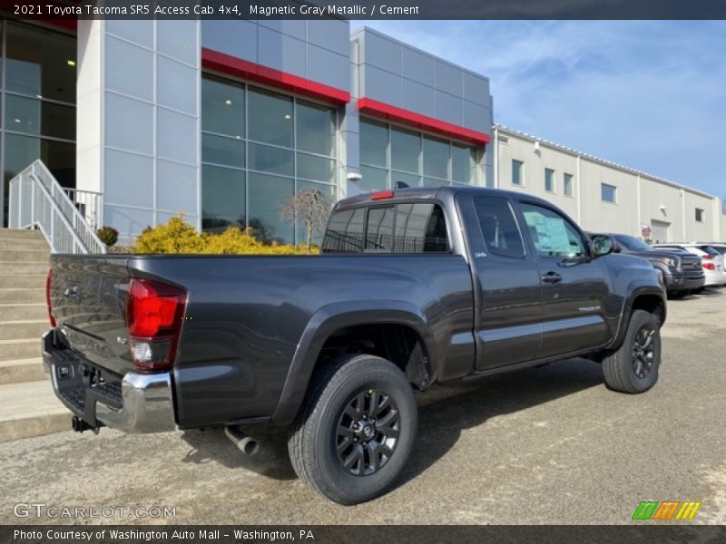 Magnetic Gray Metallic / Cement 2021 Toyota Tacoma SR5 Access Cab 4x4