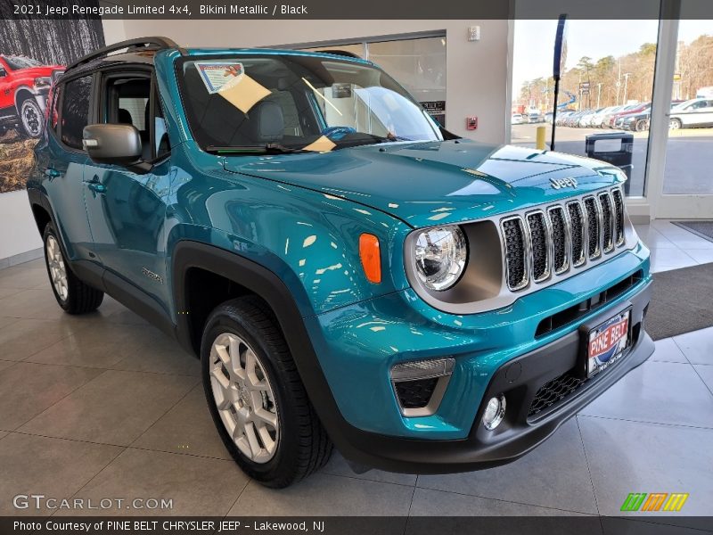 Bikini Metallic / Black 2021 Jeep Renegade Limited 4x4