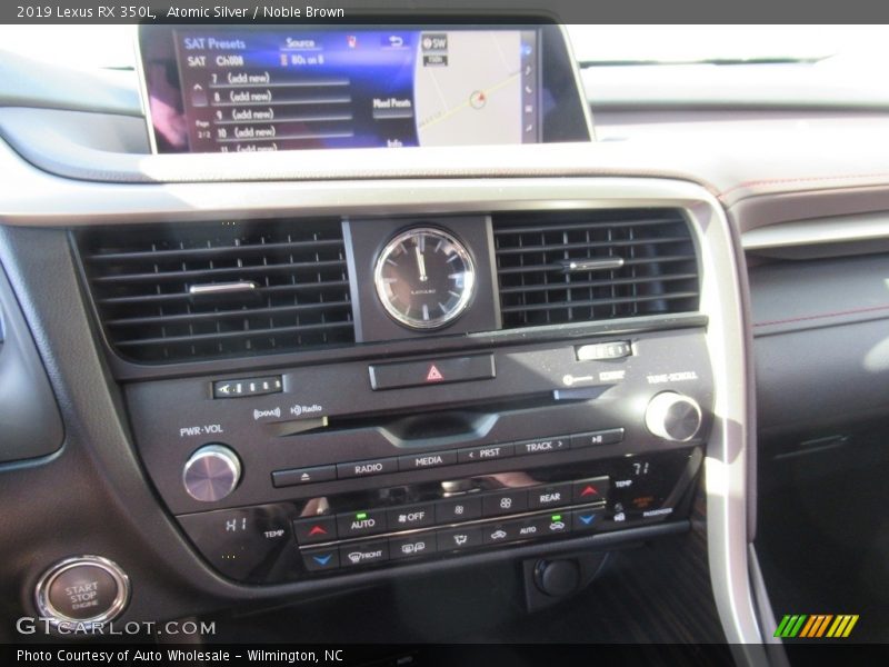 Atomic Silver / Noble Brown 2019 Lexus RX 350L