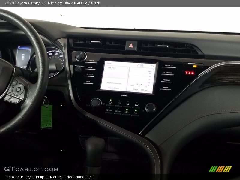 Midnight Black Metallic / Black 2020 Toyota Camry LE