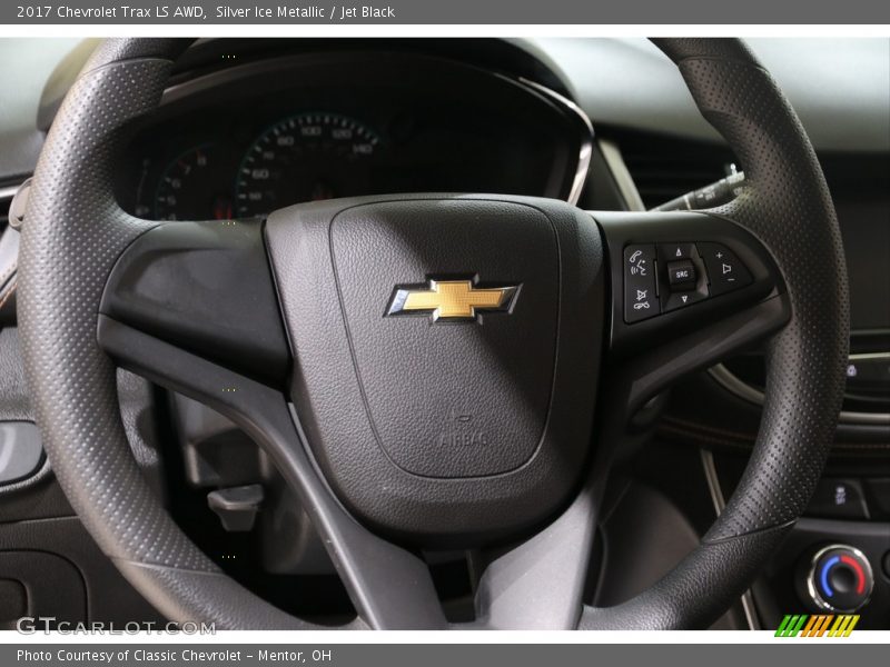Silver Ice Metallic / Jet Black 2017 Chevrolet Trax LS AWD