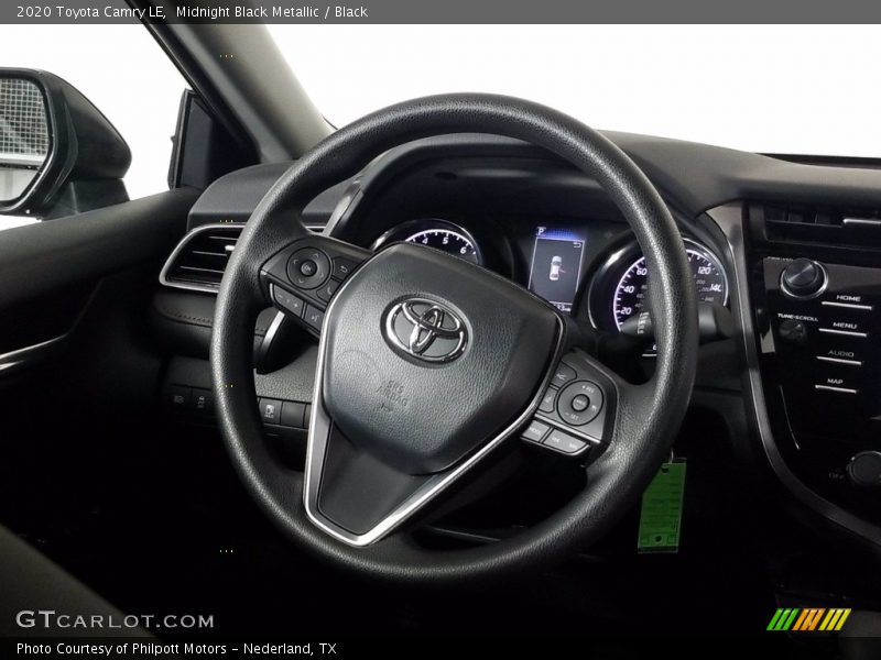 Midnight Black Metallic / Black 2020 Toyota Camry LE