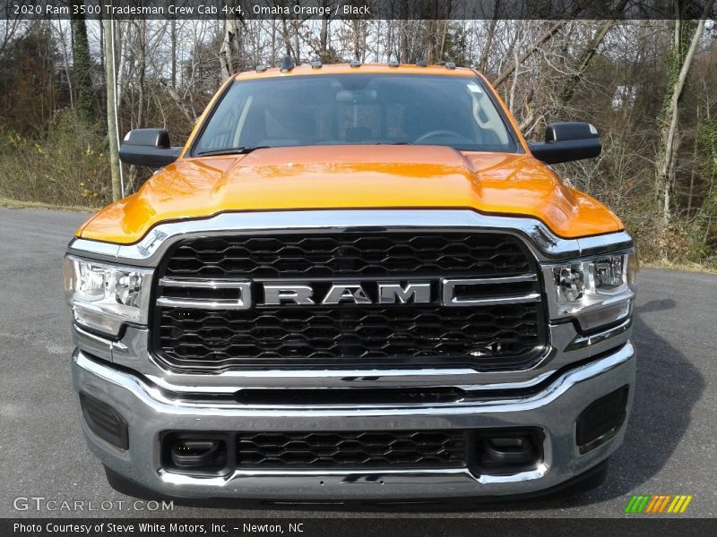 Omaha Orange / Black 2020 Ram 3500 Tradesman Crew Cab 4x4