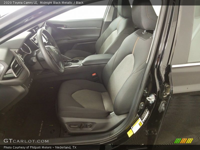 Midnight Black Metallic / Black 2020 Toyota Camry LE
