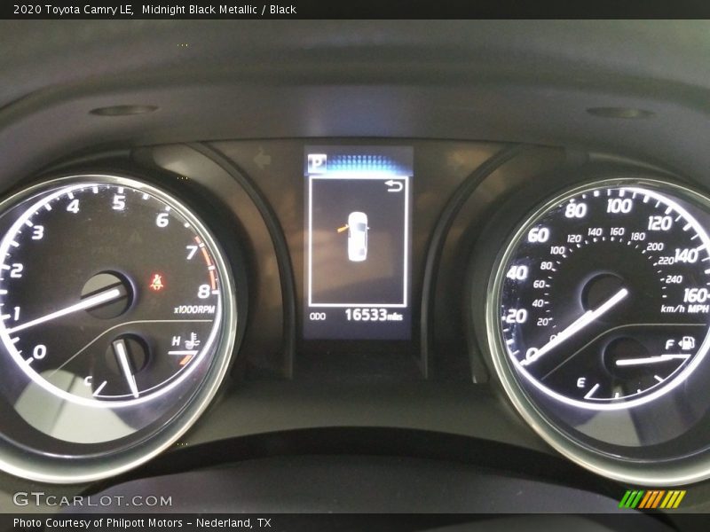 Midnight Black Metallic / Black 2020 Toyota Camry LE
