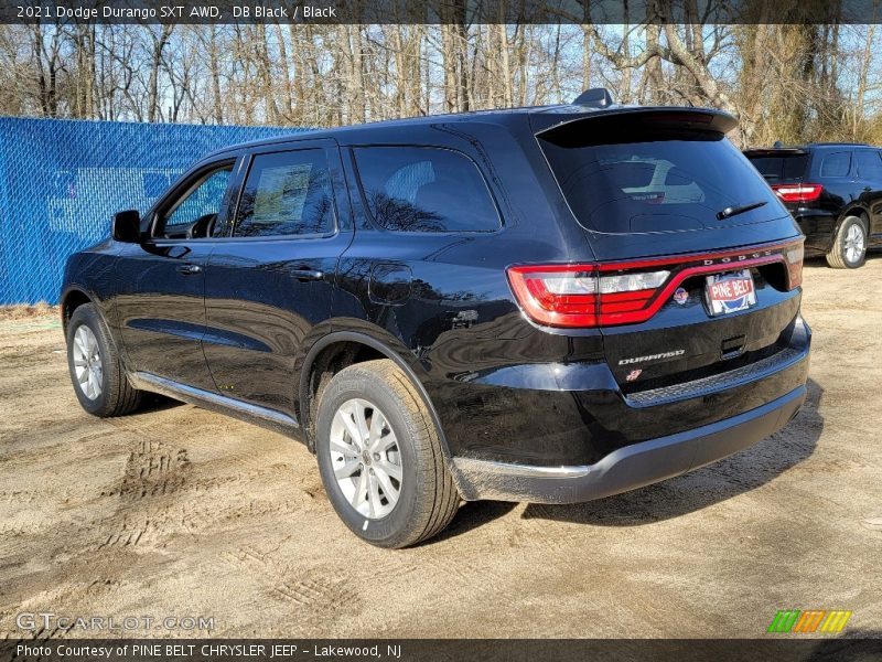 DB Black / Black 2021 Dodge Durango SXT AWD