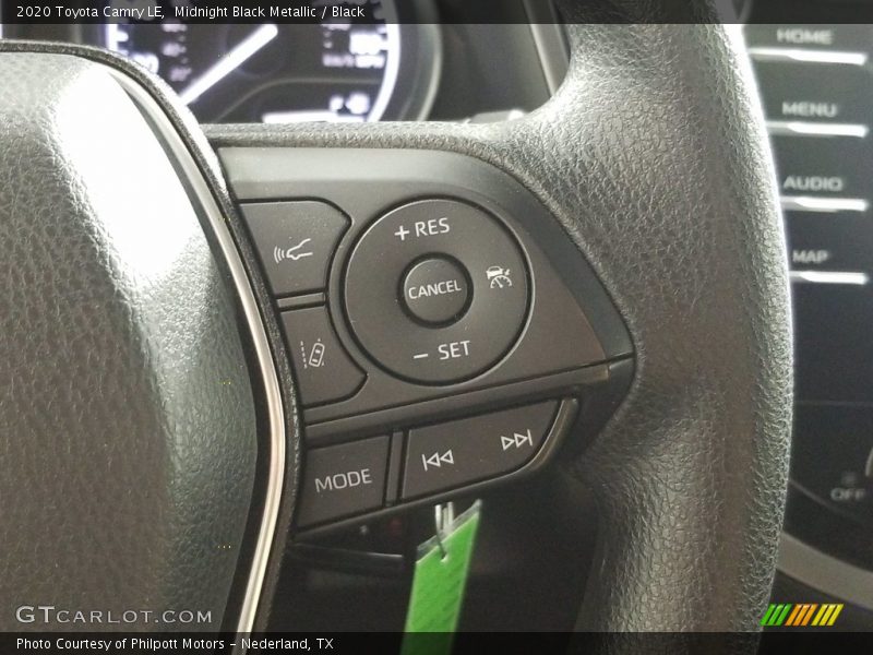 Midnight Black Metallic / Black 2020 Toyota Camry LE