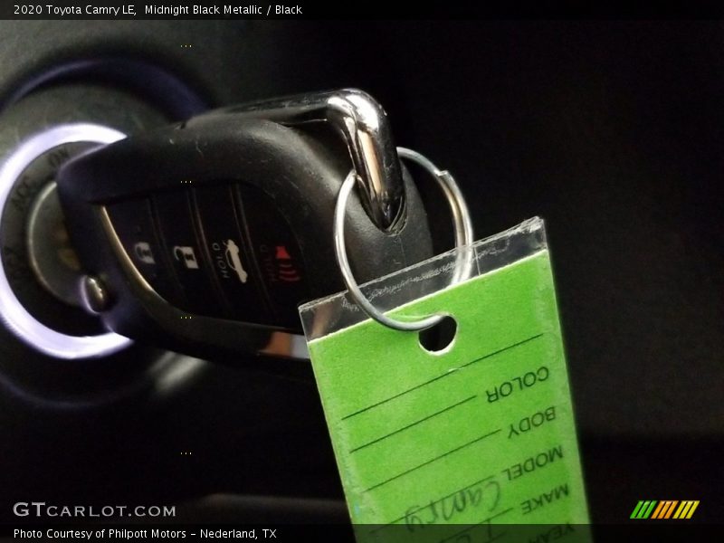 Midnight Black Metallic / Black 2020 Toyota Camry LE