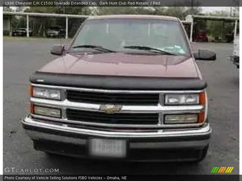 Dark Hunt Club Red Metallic / Red 1996 Chevrolet C/K C1500 Silverado Extended Cab