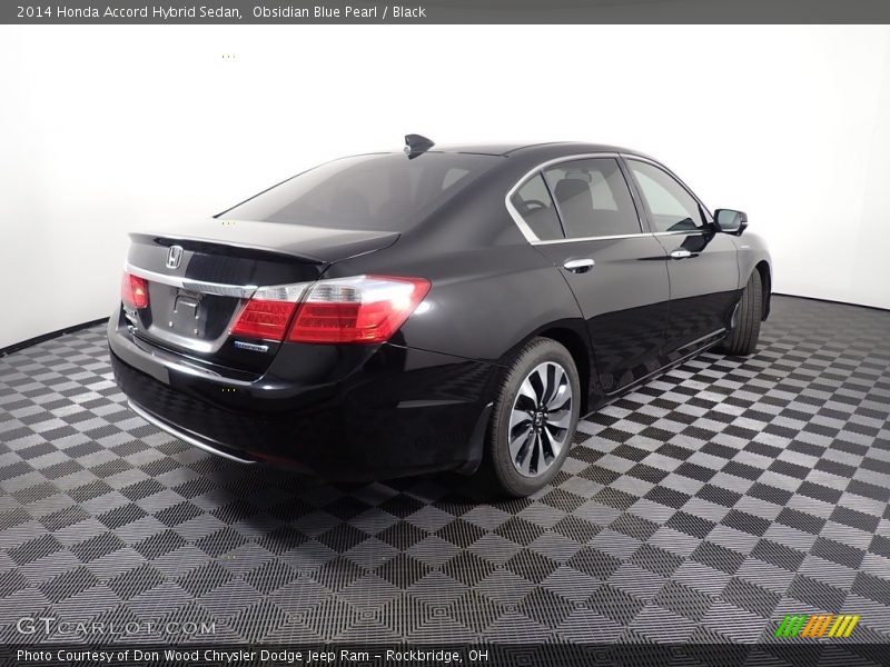 Obsidian Blue Pearl / Black 2014 Honda Accord Hybrid Sedan