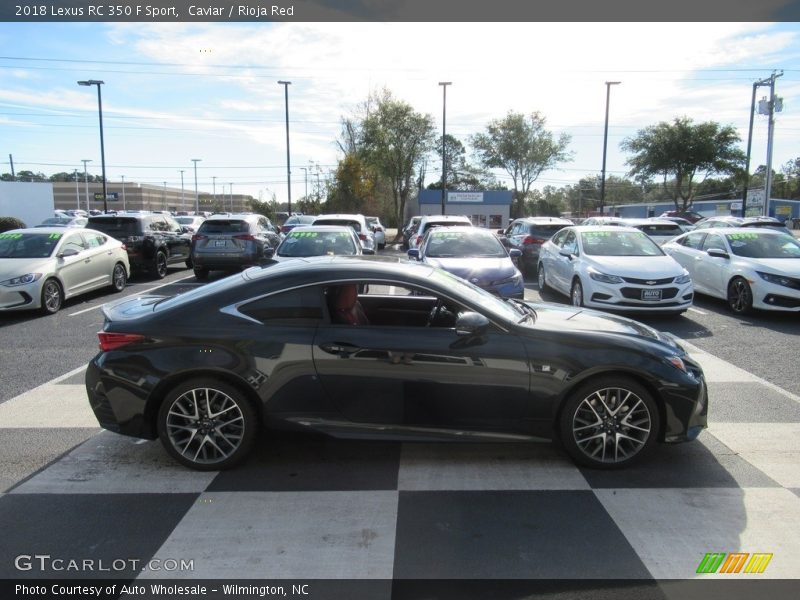 Caviar / Rioja Red 2018 Lexus RC 350 F Sport