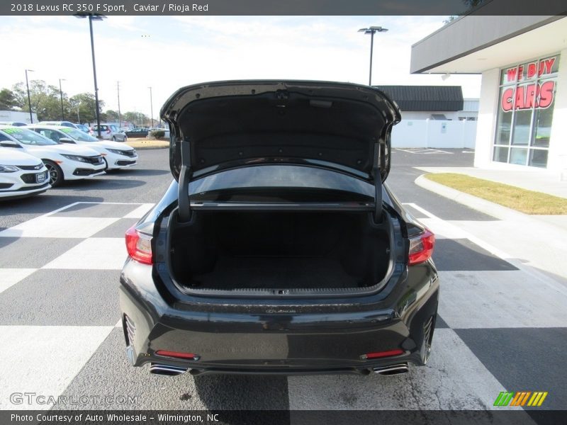 Caviar / Rioja Red 2018 Lexus RC 350 F Sport