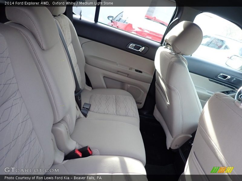 Oxford White / Medium Light Stone 2014 Ford Explorer 4WD