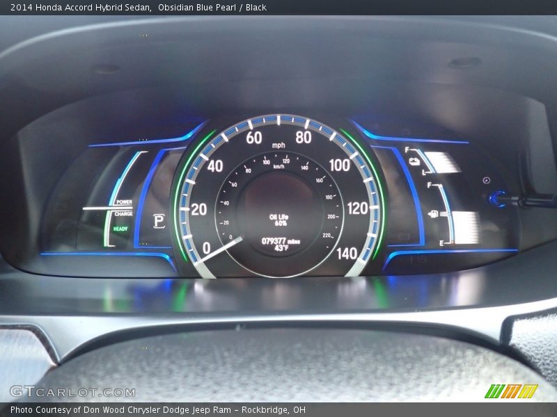  2014 Accord Hybrid Sedan Hybrid Sedan Gauges