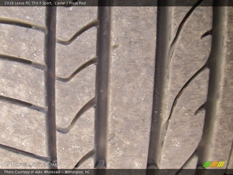 Caviar / Rioja Red 2018 Lexus RC 350 F Sport