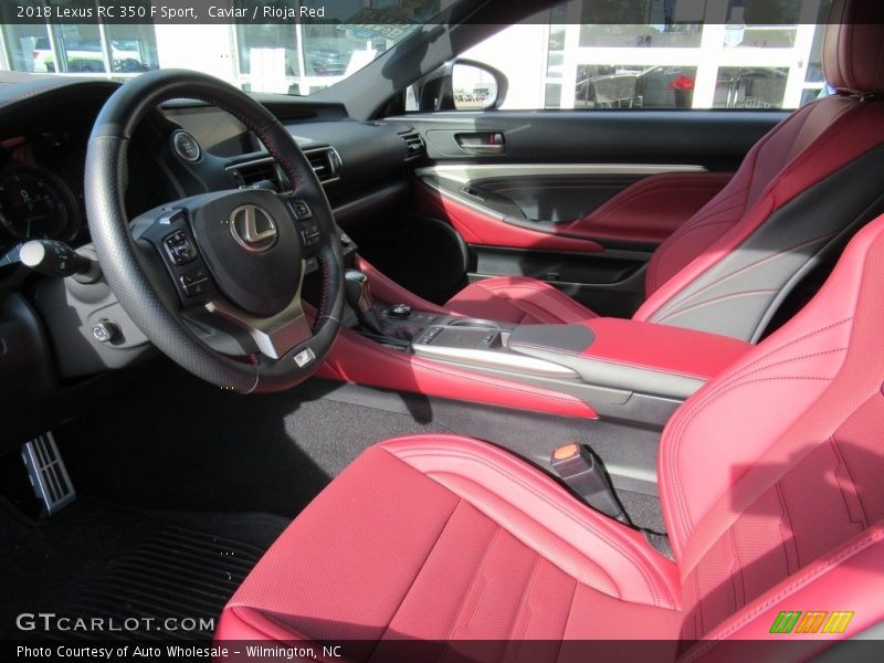Caviar / Rioja Red 2018 Lexus RC 350 F Sport