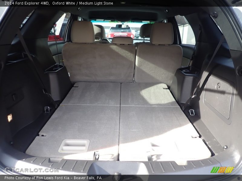 Oxford White / Medium Light Stone 2014 Ford Explorer 4WD