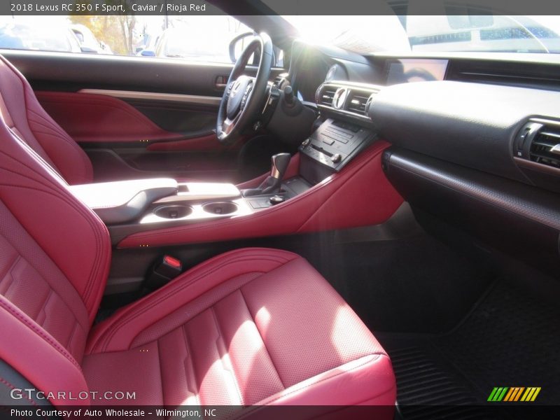 Caviar / Rioja Red 2018 Lexus RC 350 F Sport