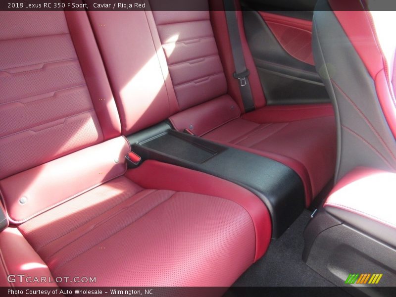Caviar / Rioja Red 2018 Lexus RC 350 F Sport