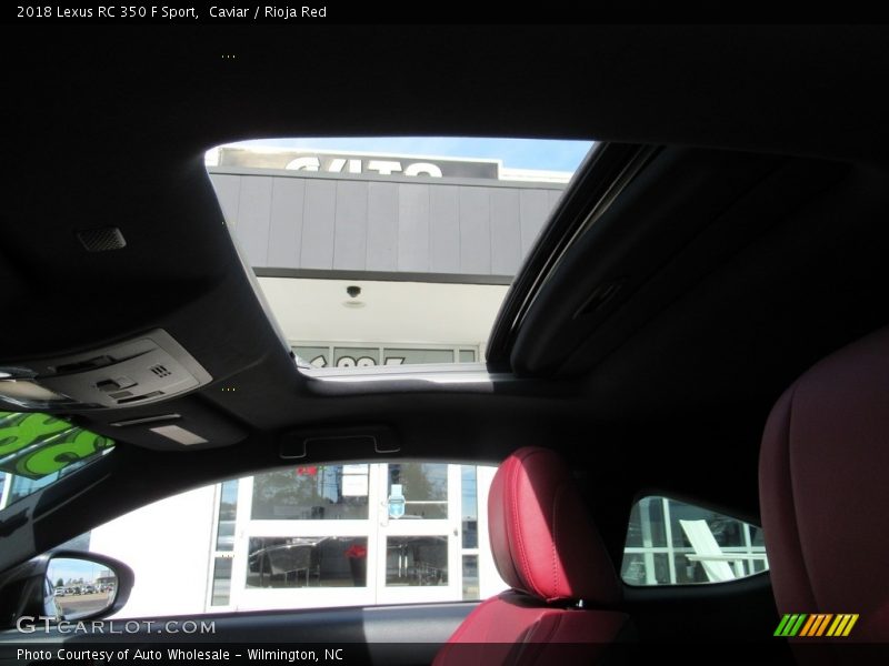 Caviar / Rioja Red 2018 Lexus RC 350 F Sport