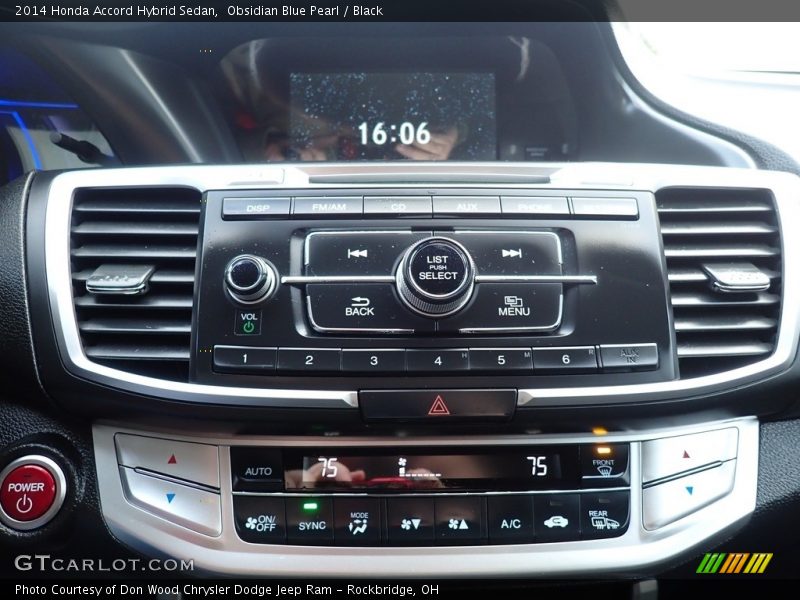 Controls of 2014 Accord Hybrid Sedan
