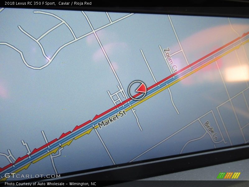 Caviar / Rioja Red 2018 Lexus RC 350 F Sport