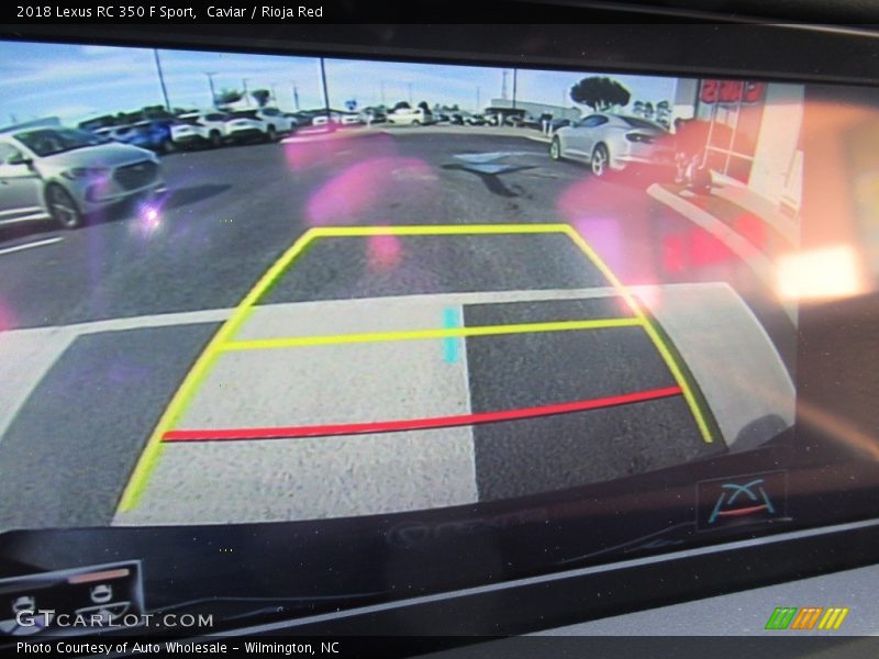 Caviar / Rioja Red 2018 Lexus RC 350 F Sport