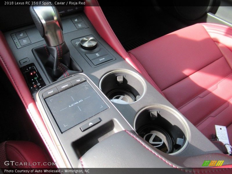 Caviar / Rioja Red 2018 Lexus RC 350 F Sport
