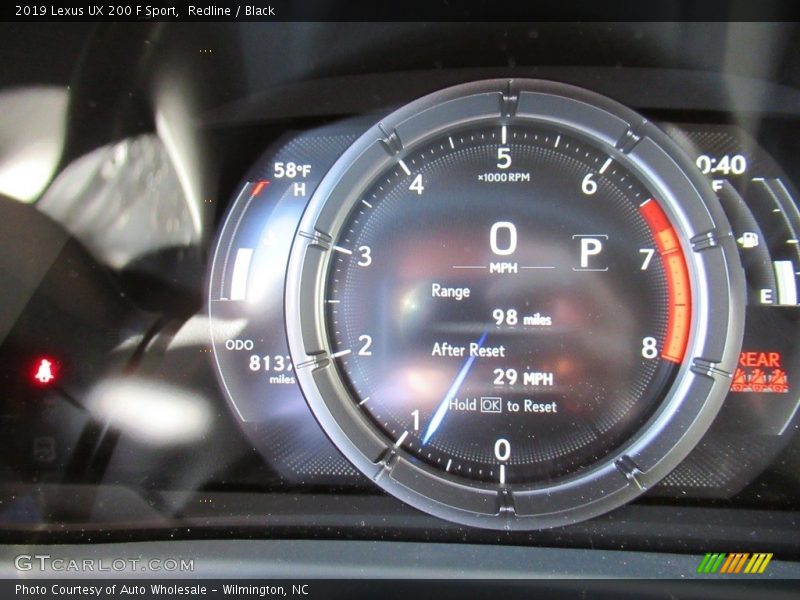 Redline / Black 2019 Lexus UX 200 F Sport