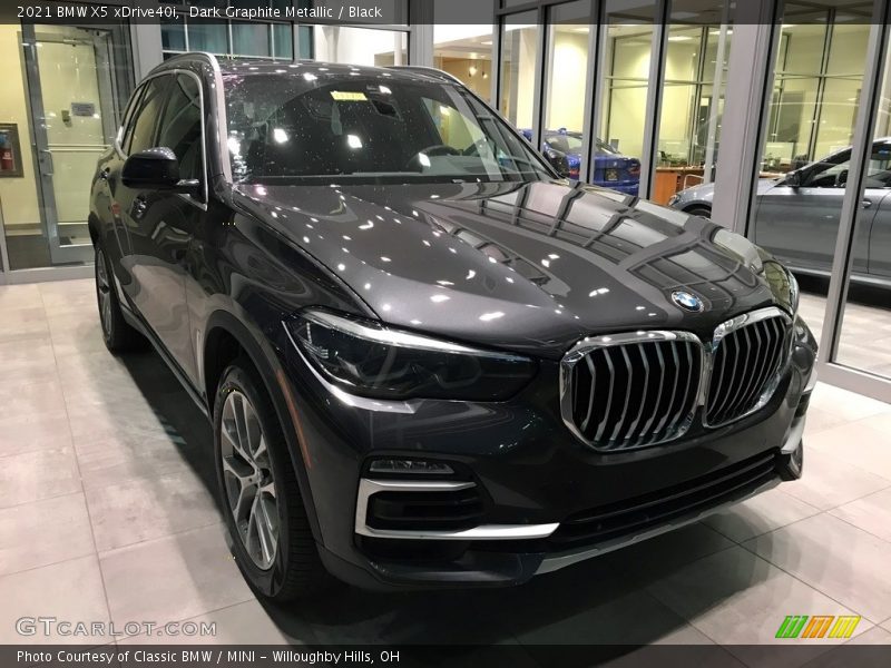 Dark Graphite Metallic / Black 2021 BMW X5 xDrive40i