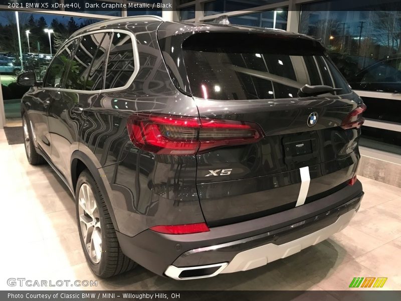 Dark Graphite Metallic / Black 2021 BMW X5 xDrive40i
