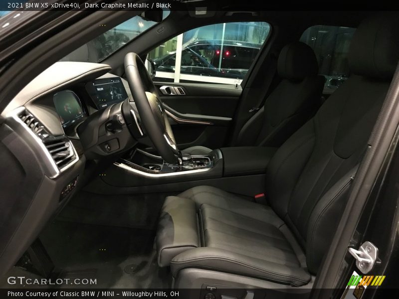 Dark Graphite Metallic / Black 2021 BMW X5 xDrive40i