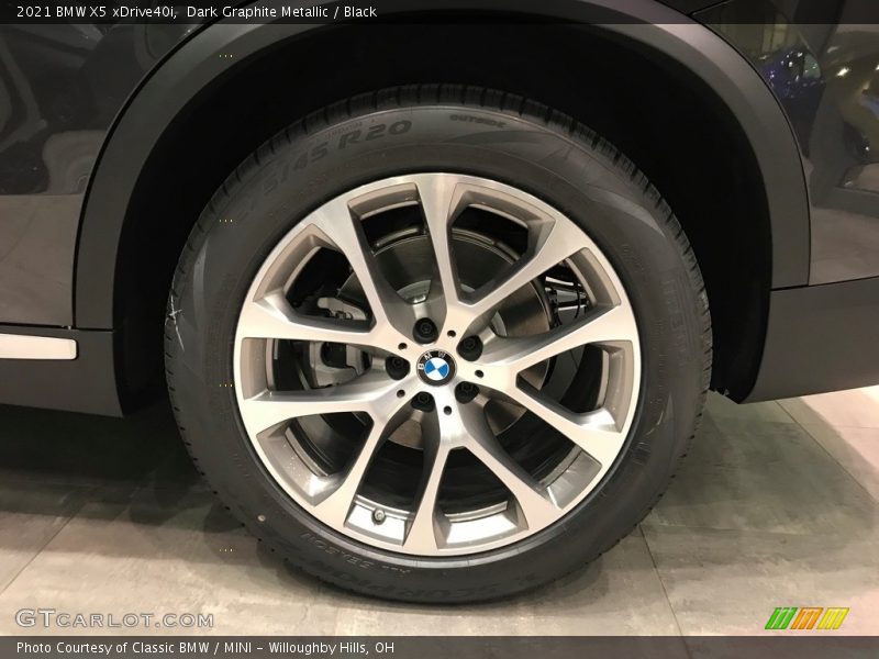 Dark Graphite Metallic / Black 2021 BMW X5 xDrive40i