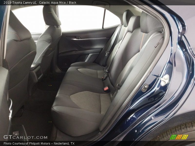 Galactic Aqua Mica / Black 2019 Toyota Camry LE