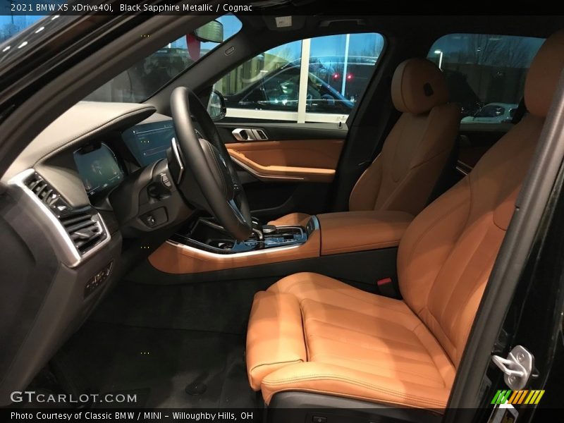 Black Sapphire Metallic / Cognac 2021 BMW X5 xDrive40i