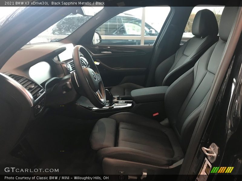 Black Sapphire Metallic / Black 2021 BMW X3 xDrive30i