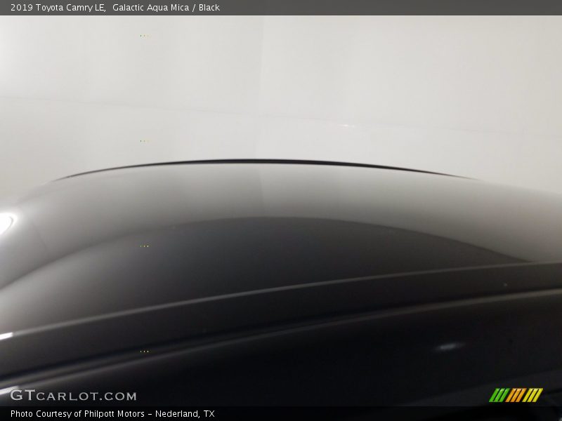 Galactic Aqua Mica / Black 2019 Toyota Camry LE